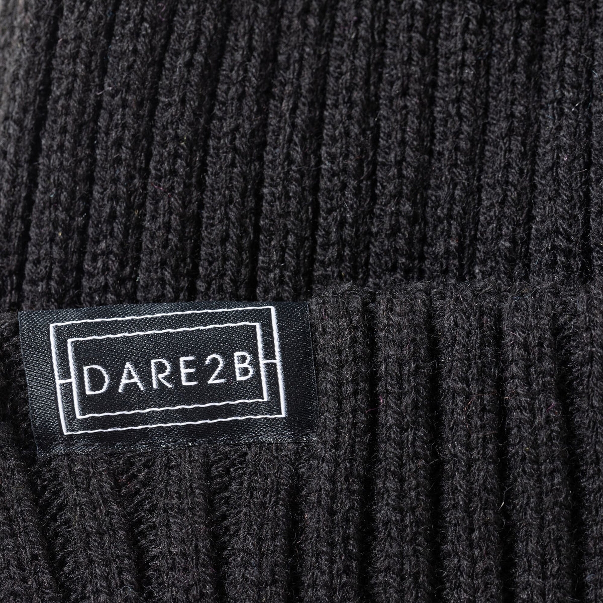 Black - Side - Dare 2B Childrens-Kids Freestyle Beanie