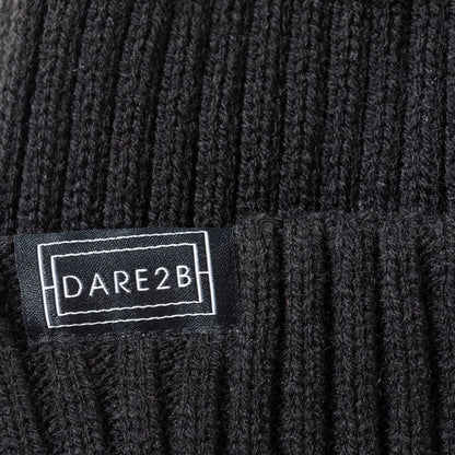 Black - Side - Dare 2B Childrens-Kids Freestyle Beanie