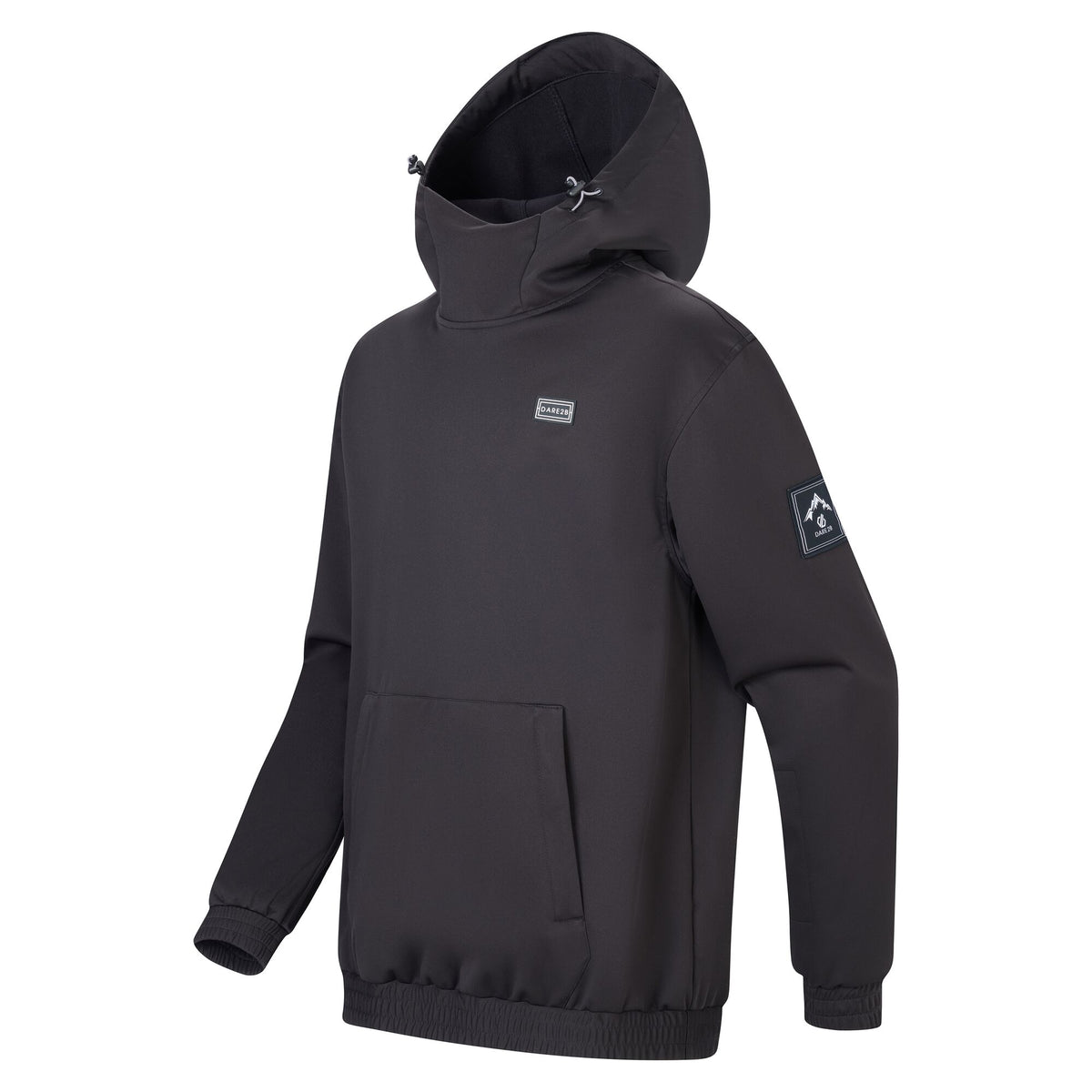 Black - Side - Dare 2B Mens Rampage Freeride Hoodie