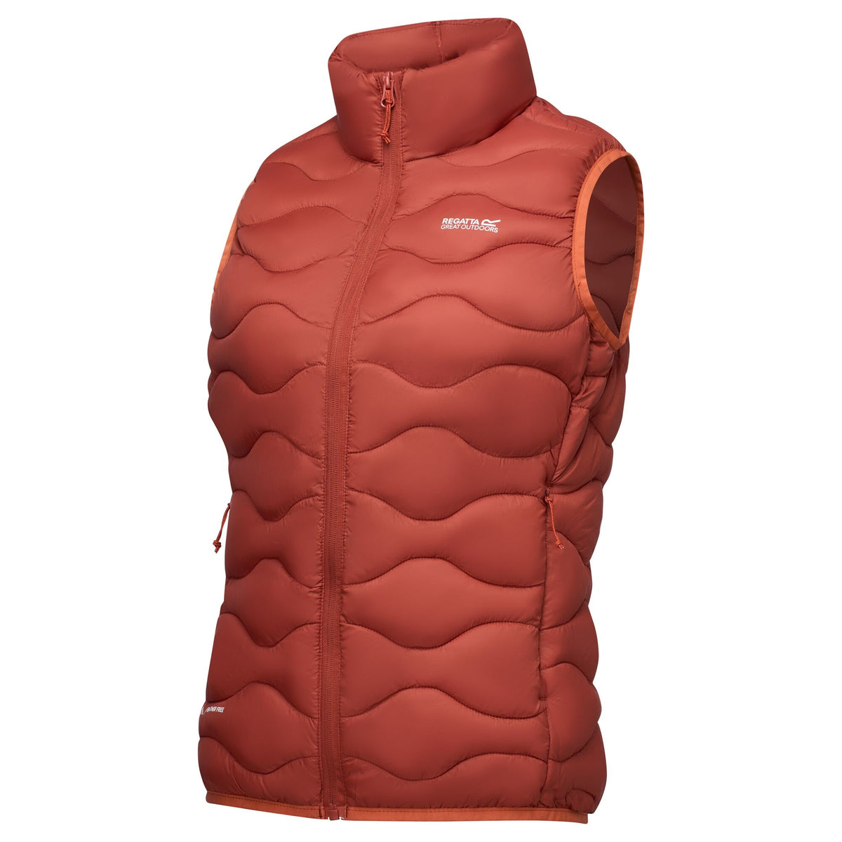 Burnt Henna - Side - Regatta Womens-Ladies Hydi Quilted Gilet