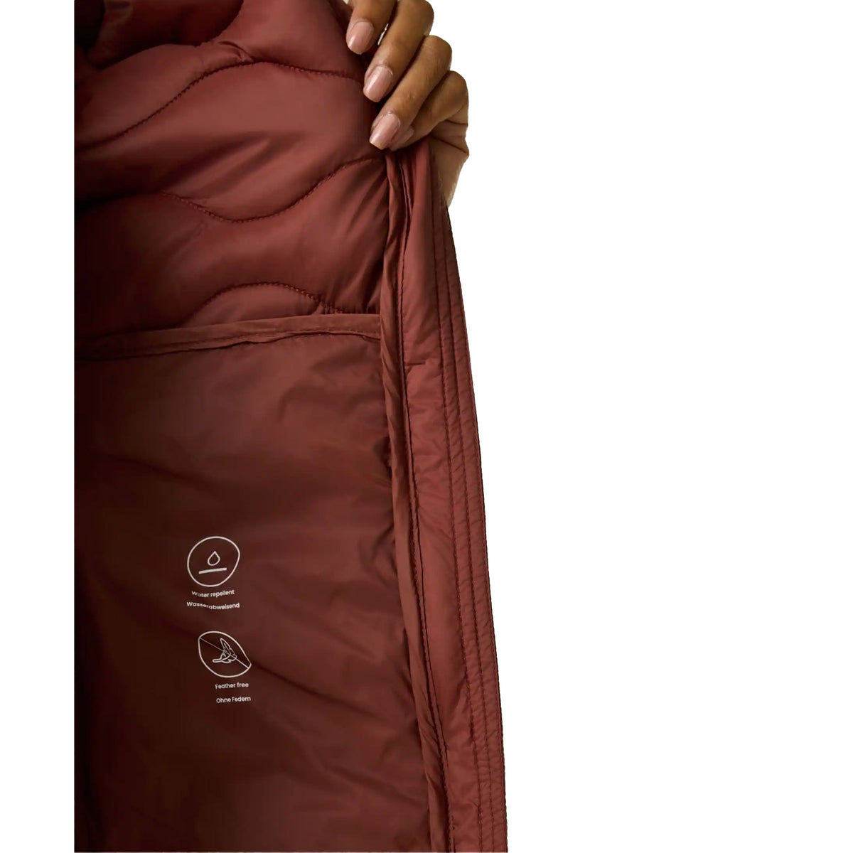 Burnt Henna - Close up - Regatta Womens-Ladies Hydi Quilted Gilet