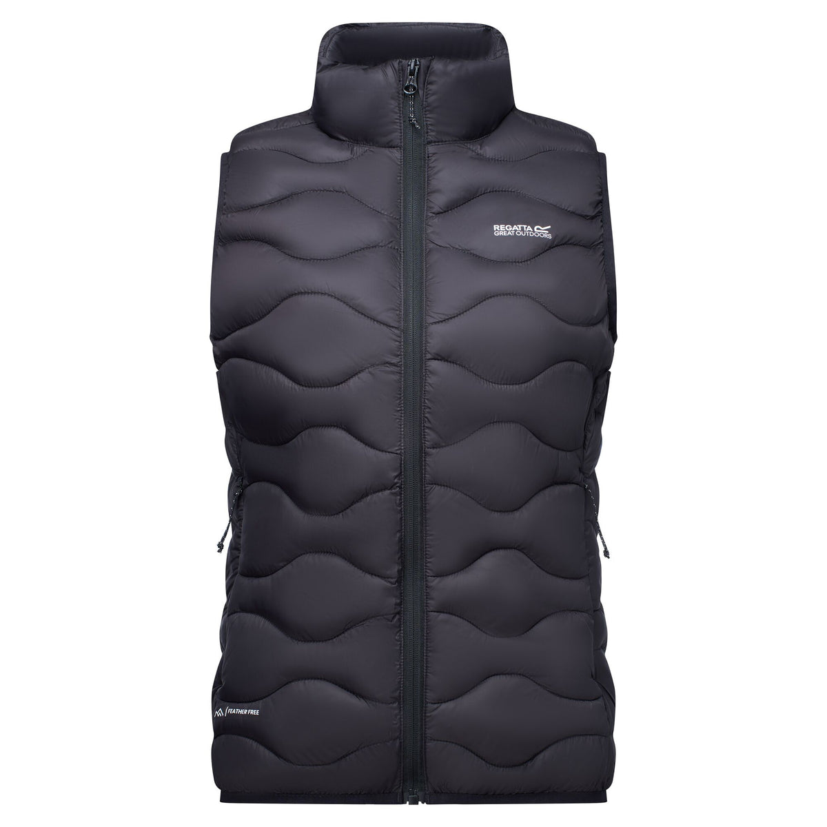 Black - Front - Regatta Womens-Ladies Hydi Quilted Gilet
