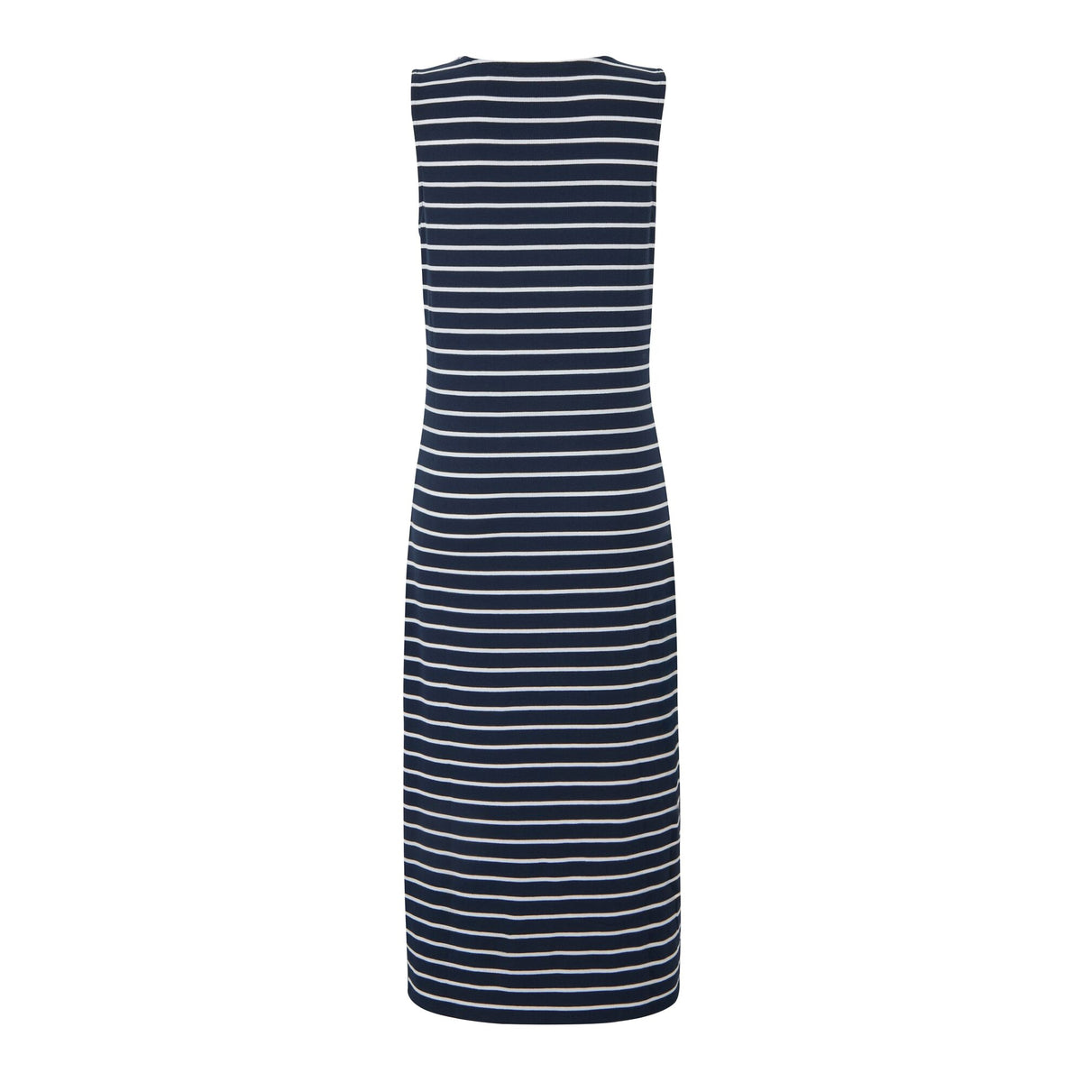 Navy-White - Back - Regatta Womens-Ladies Amorie Contrast Striped Midi Dress