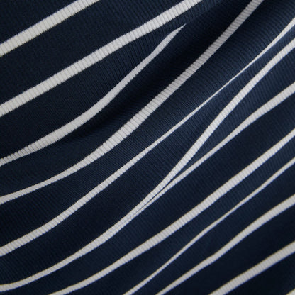 Navy-White - Lifestyle - Regatta Womens-Ladies Amorie Contrast Striped Midi Dress