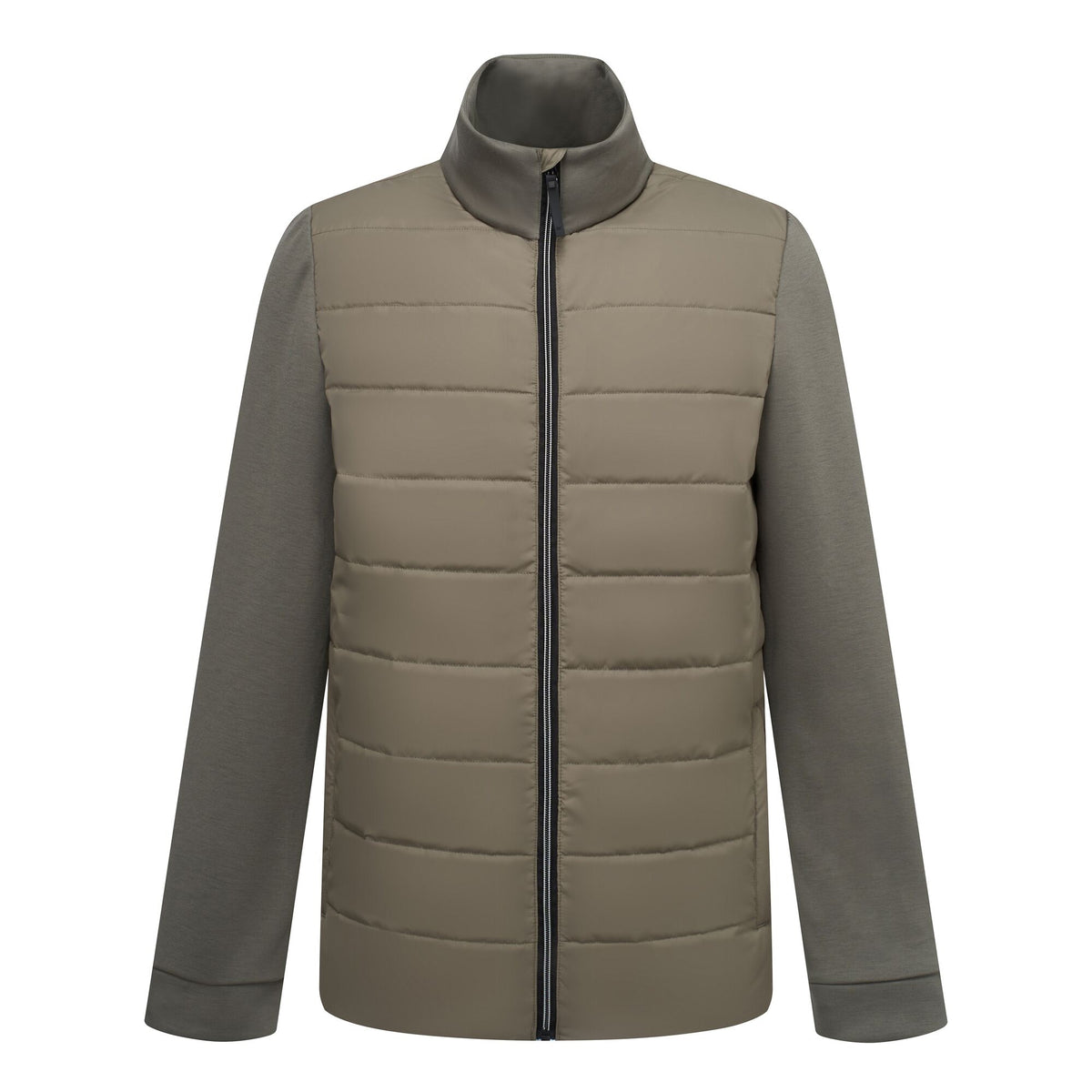 Smokey Olive - Front - Regatta Mens Waverhill Hybrid Jacket