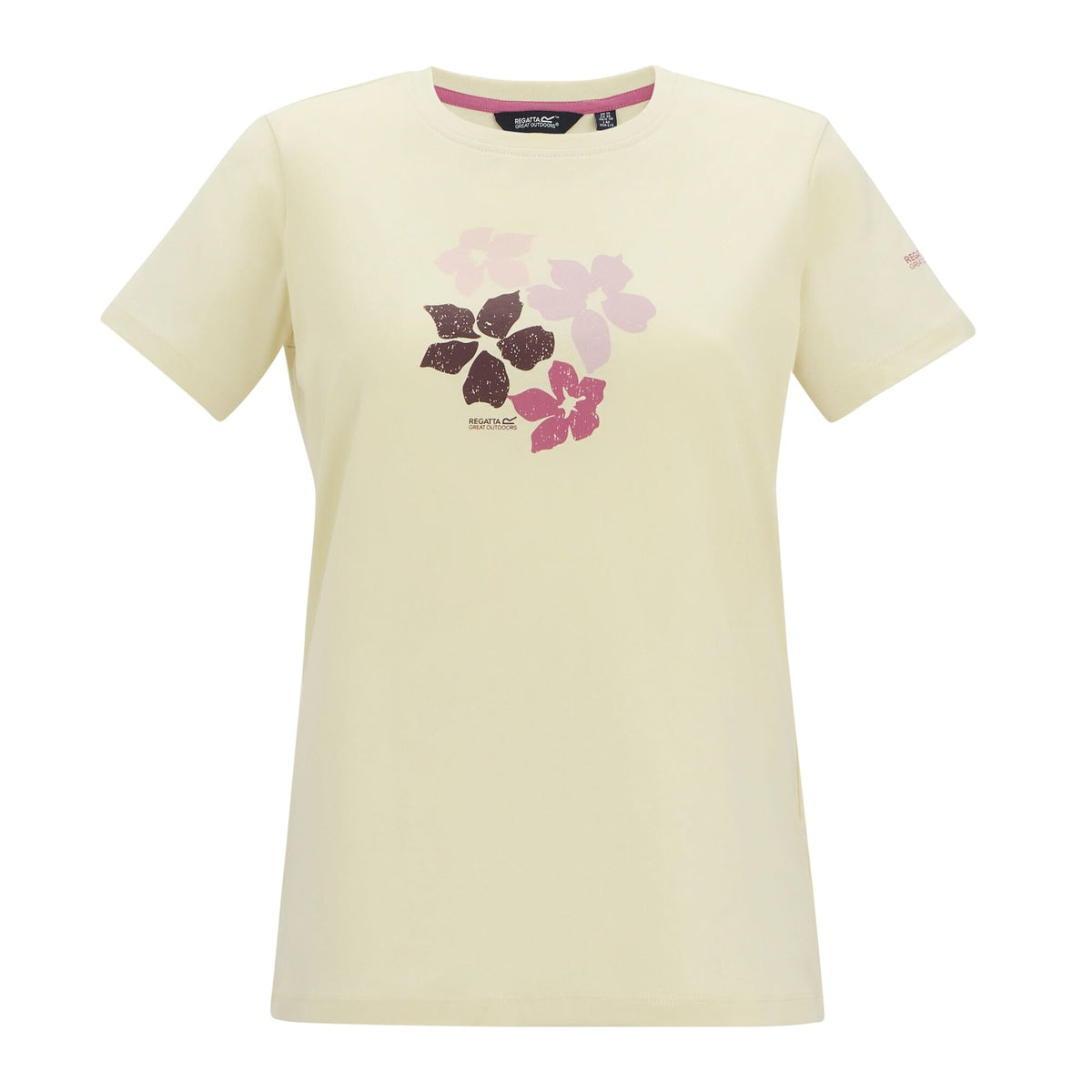 Light Vanilla - Front - Regatta Womens-Ladies Filandra VX Shadow Flower T-Shirt