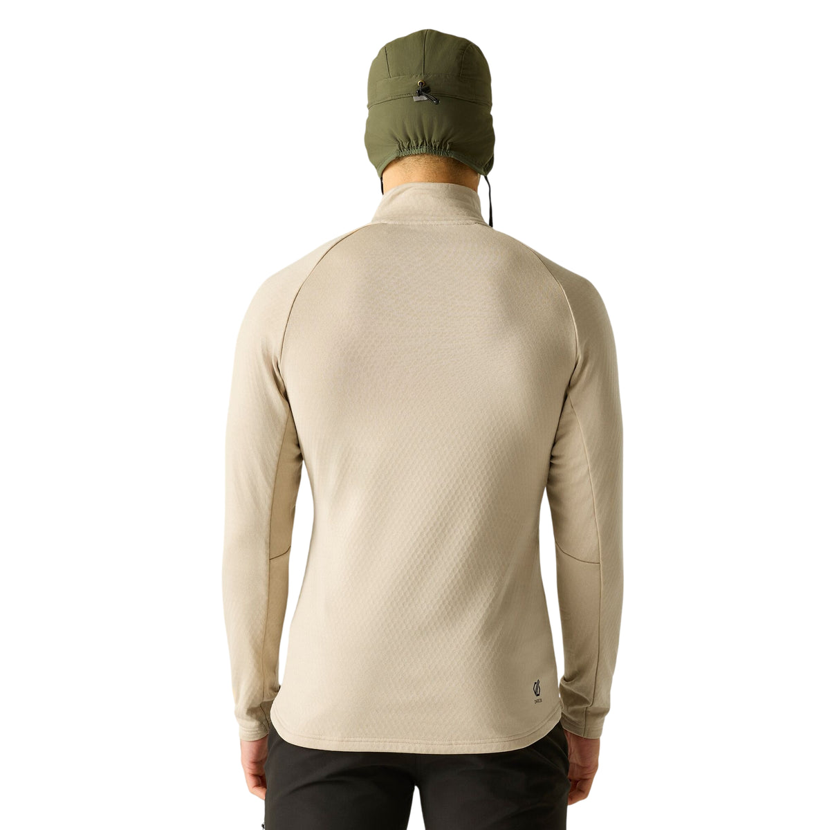 White Pepper - Back - Dare 2B Mens Venture Stretch Overhead Midlayer