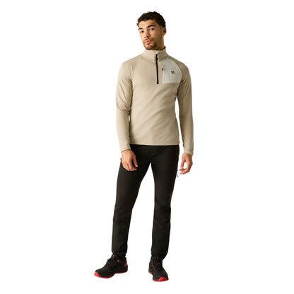 White Pepper - Lifestyle - Dare 2B Mens Venture Stretch Overhead Midlayer