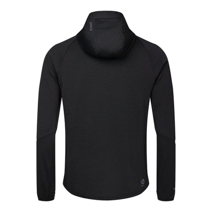 Black - Back - Regatta Mens Venture Stretch Hooded Midlayer