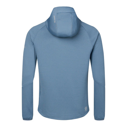 Dusky Blue - Back - Regatta Mens Venture Stretch Hooded Midlayer