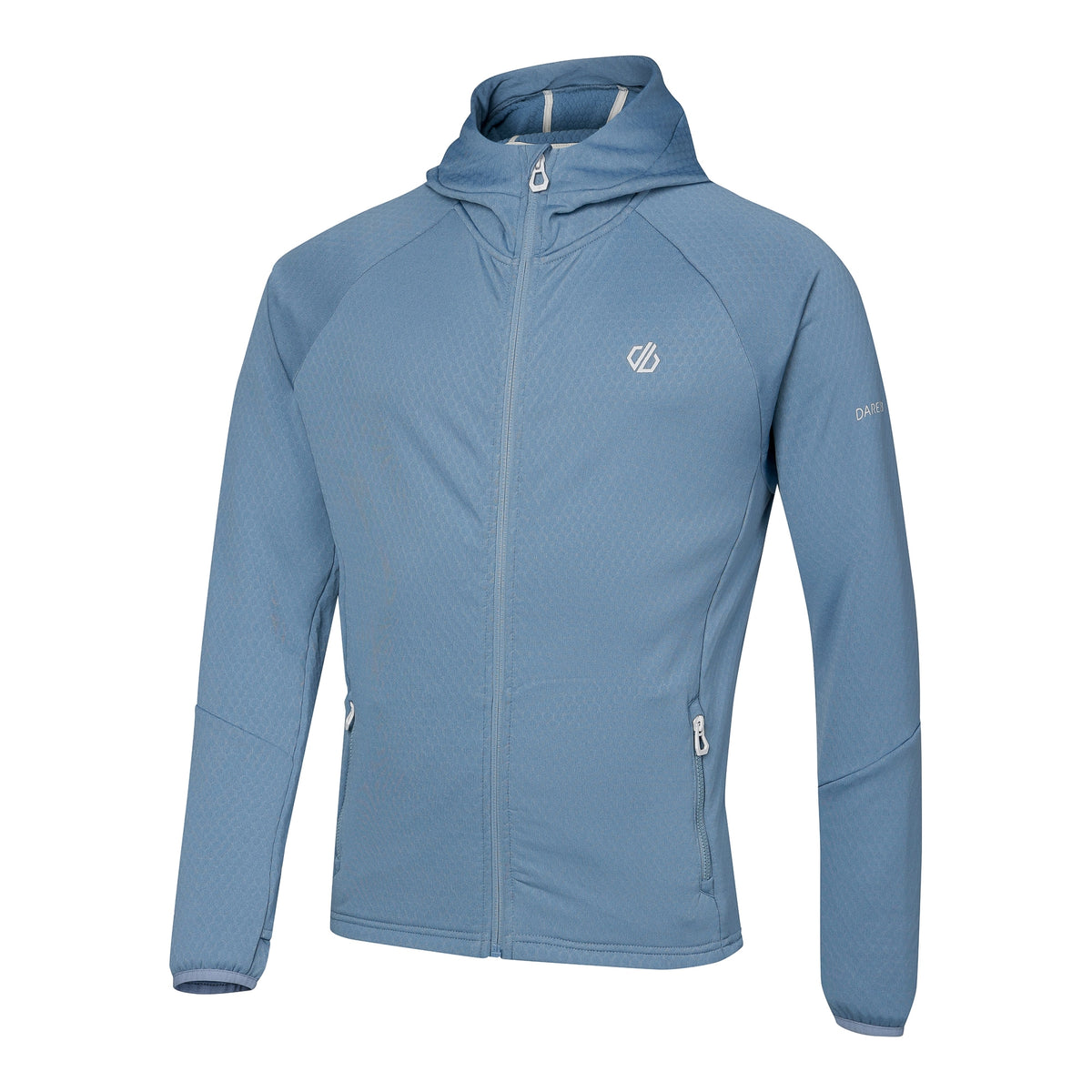 Dusky Blue - Side - Regatta Mens Venture Stretch Hooded Midlayer