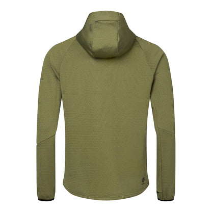 Martini Olive - Back - Regatta Mens Venture Stretch Hooded Midlayer
