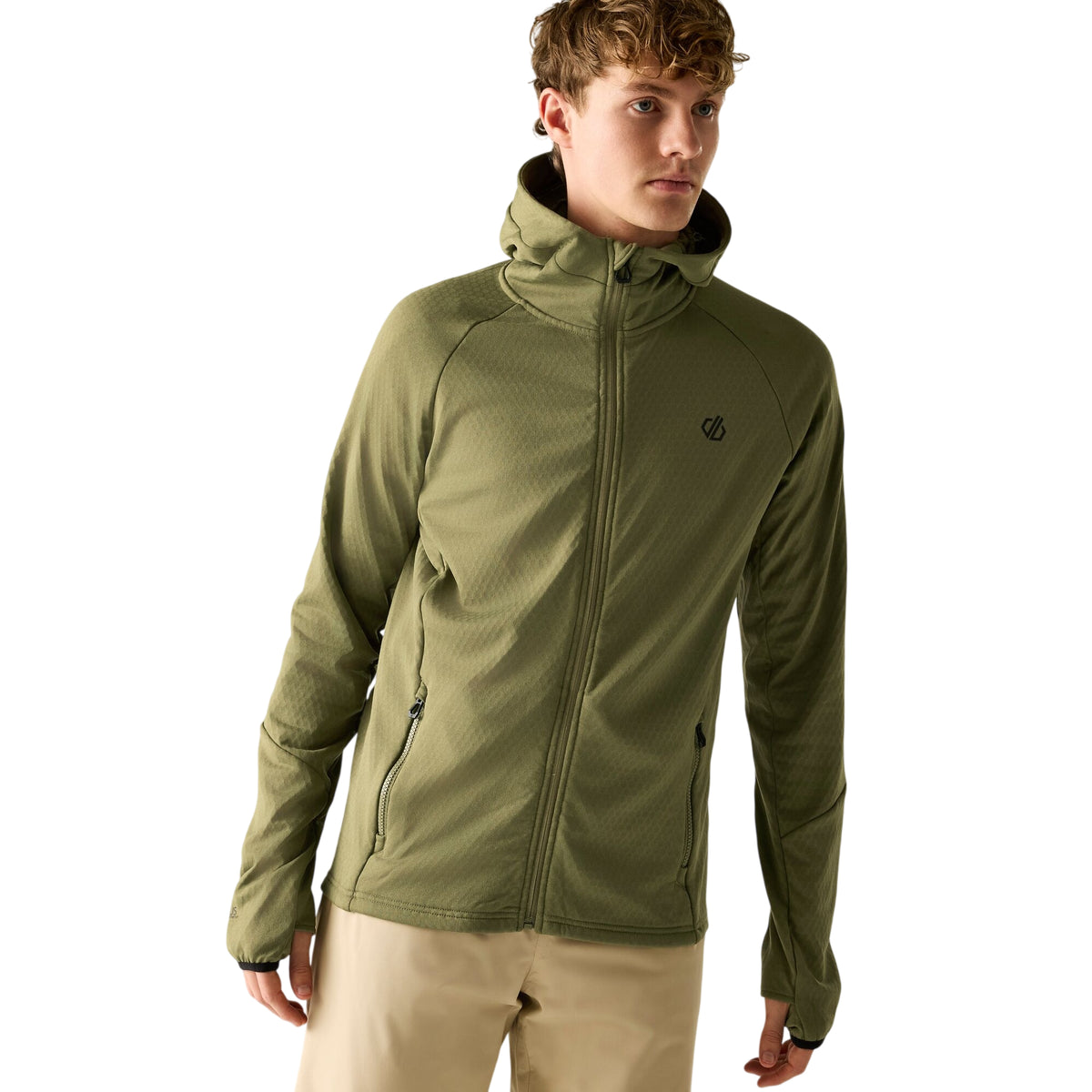 Martini Olive - Lifestyle - Regatta Mens Venture Stretch Hooded Midlayer