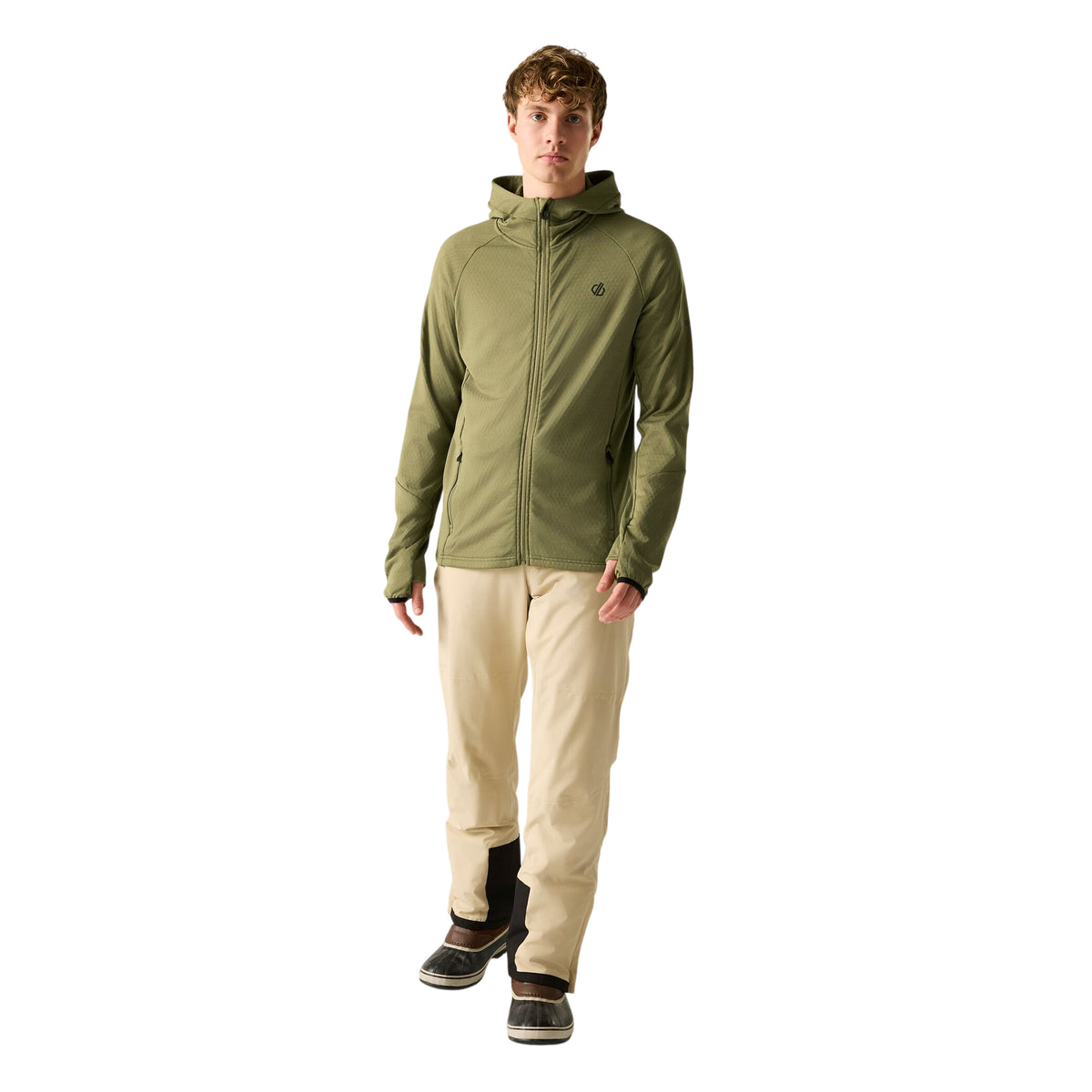 Martini Olive - Pack Shot - Regatta Mens Venture Stretch Hooded Midlayer