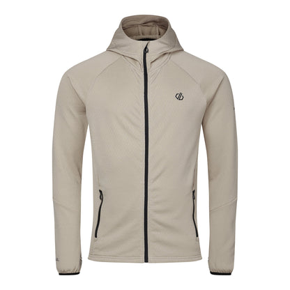 White Pepper - Front - Regatta Mens Venture Stretch Hooded Midlayer