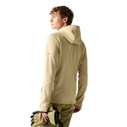 White Pepper - Close up - Regatta Mens Venture Stretch Hooded Midlayer