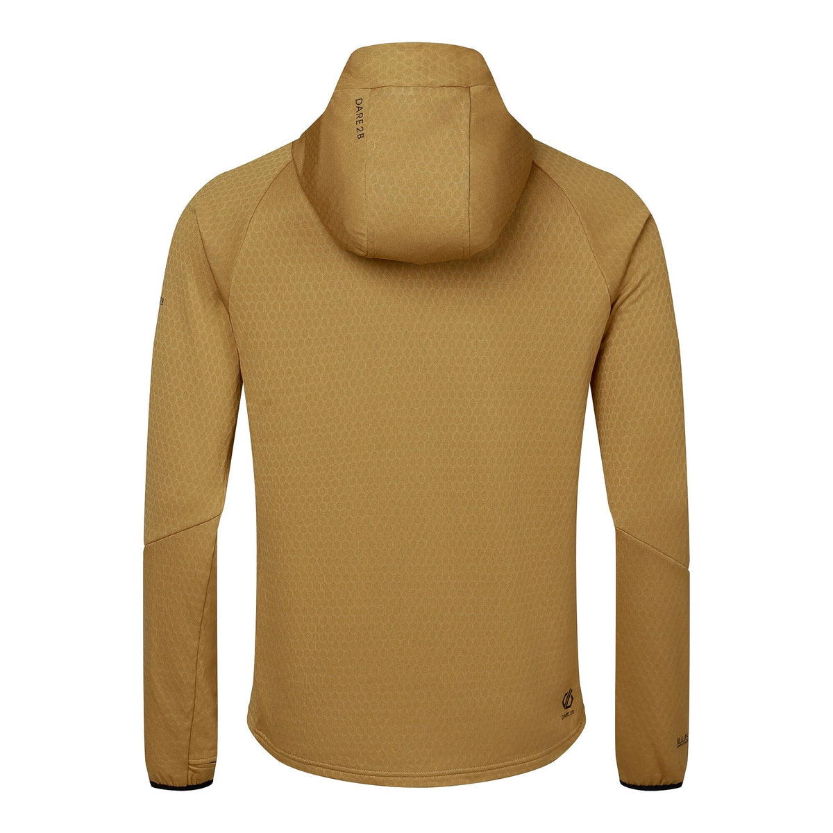 Wood Brown - Back - Regatta Mens Venture Stretch Hooded Midlayer