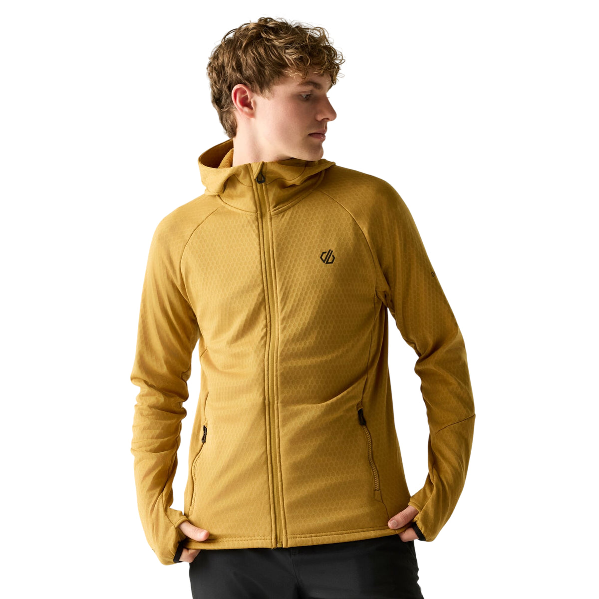 Wood Brown - Lifestyle - Regatta Mens Venture Stretch Hooded Midlayer