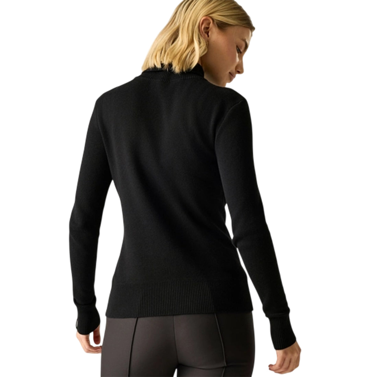 Black - Close up - Dare 2B Womens-Ladies Diam Midlayer