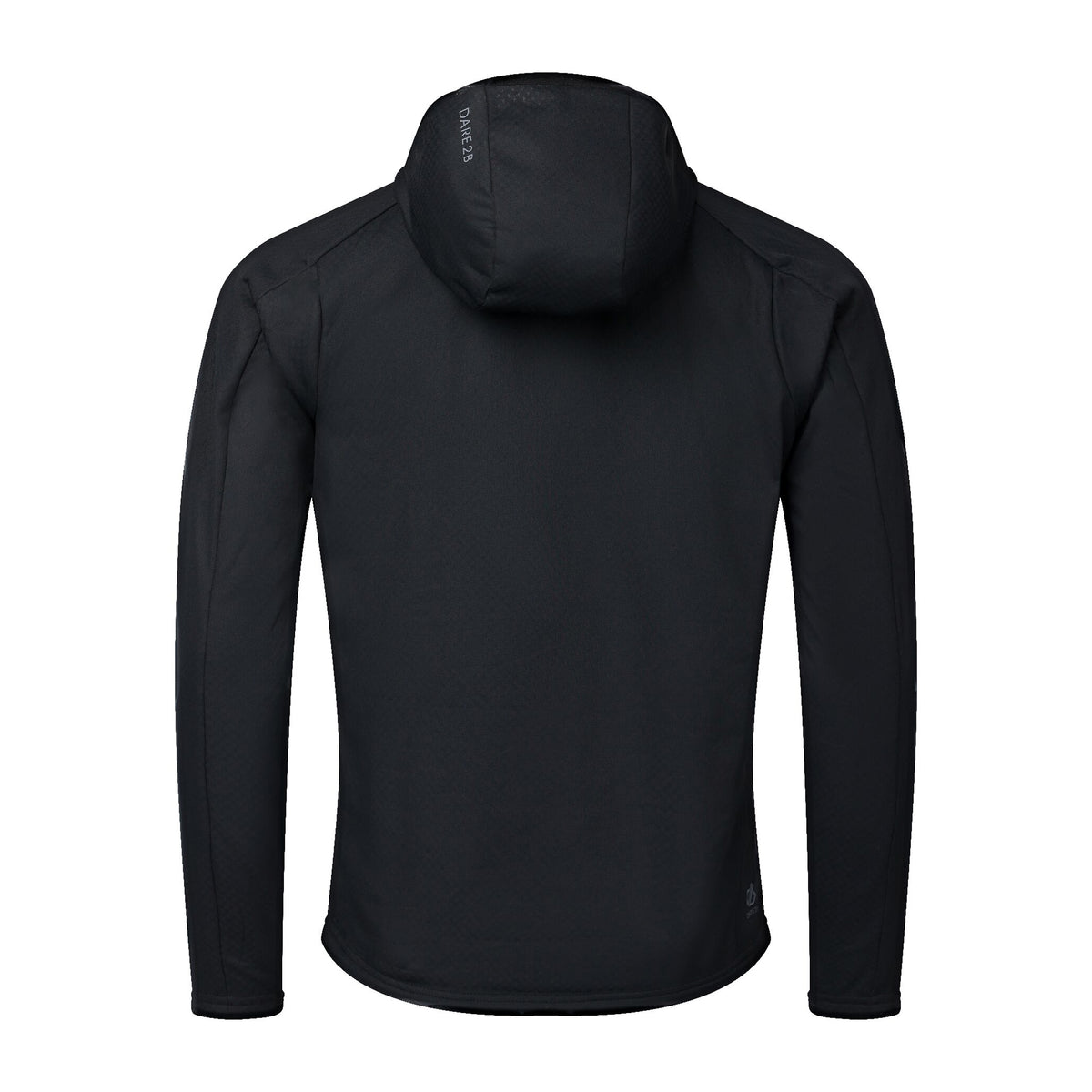 Black - Back - Dare 2B Mens Heat Wave Stretch Midlayer