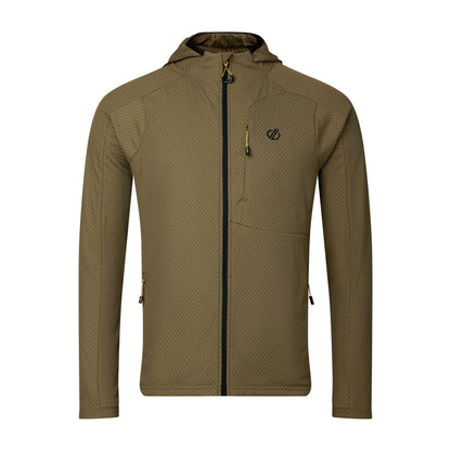 Martini Olive - Front - Dare 2B Mens Heat Wave Stretch Midlayer