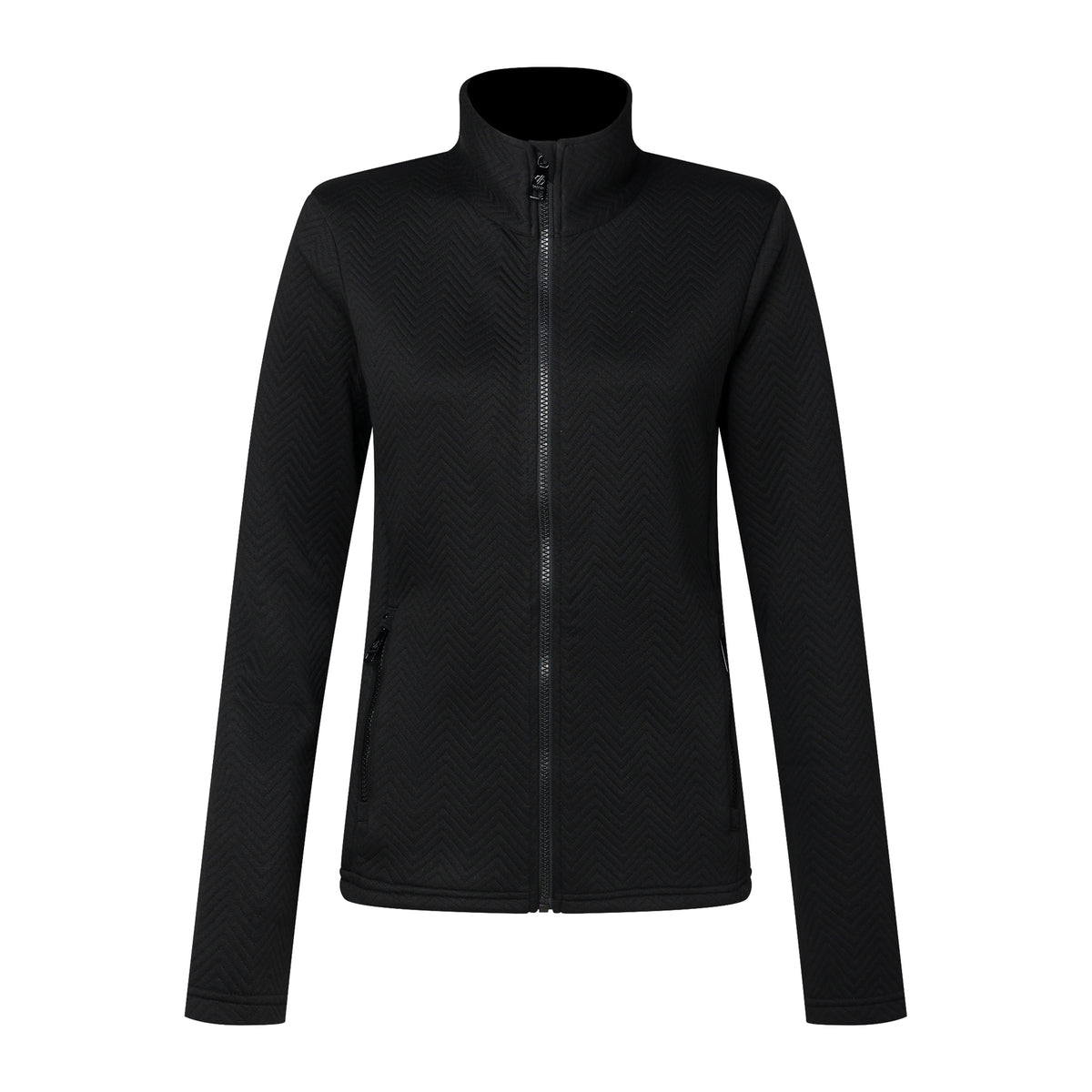 Black - Front - Dare 2B Womens-Ladies Descend III Jacquard Midlayer