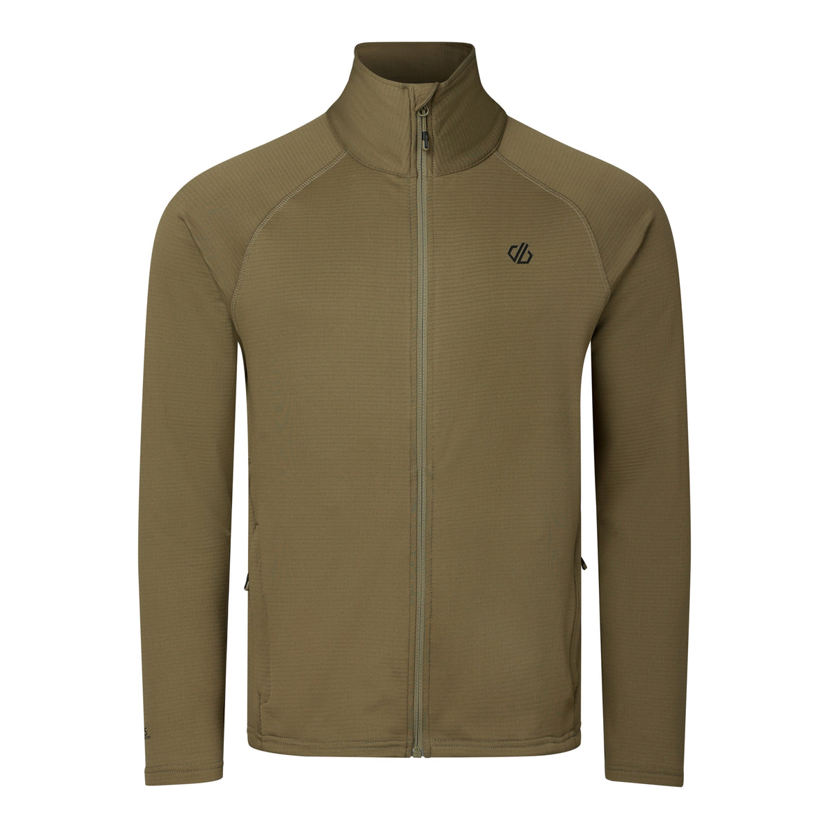 Martini Olive - Front - Dare 2B Mens Fuse Up Stretch Full Zip Midlayer