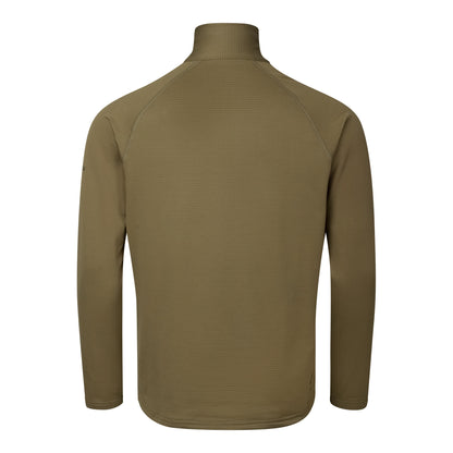 Martini Olive - Back - Dare 2B Mens Fuse Up Stretch Full Zip Midlayer