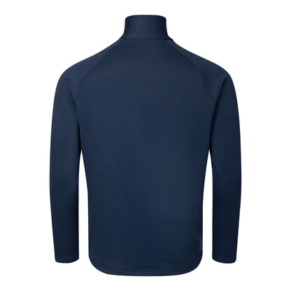 Navy - Back - Dare 2B Mens Fuse Up Stretch Full Zip Midlayer