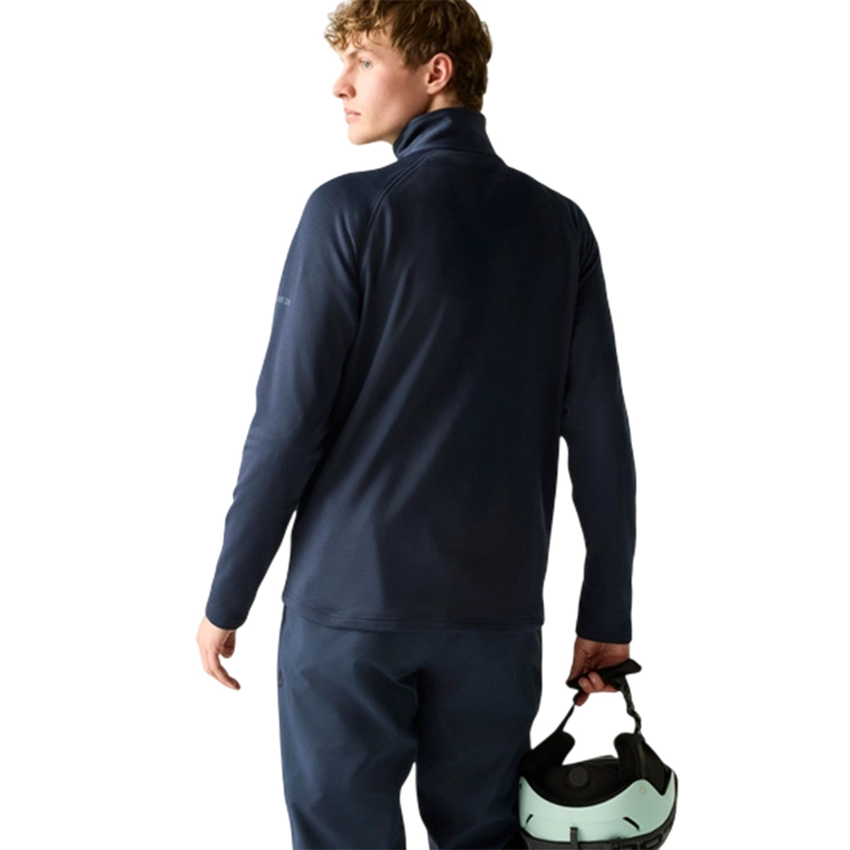 Navy - Pack Shot - Dare 2B Mens Fuse Up Stretch Full Zip Midlayer