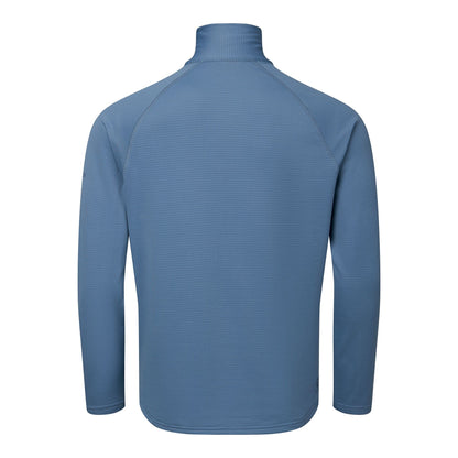 Dusky Blue - Back - Dare 2B Mens Fuse Up Stretch Full Zip Midlayer
