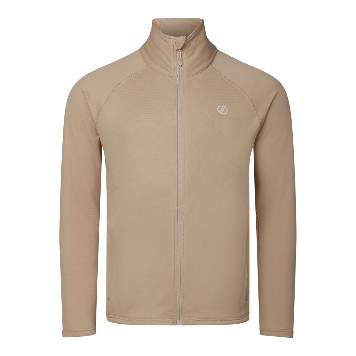 White Pepper - Front - Dare 2B Mens Fuse Up Stretch Full Zip Midlayer