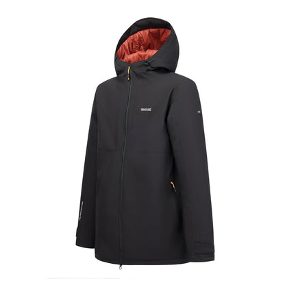 Black-Burnt Henna - Side - Regatta Mens Hoscar Waterproof Insulated Jacket