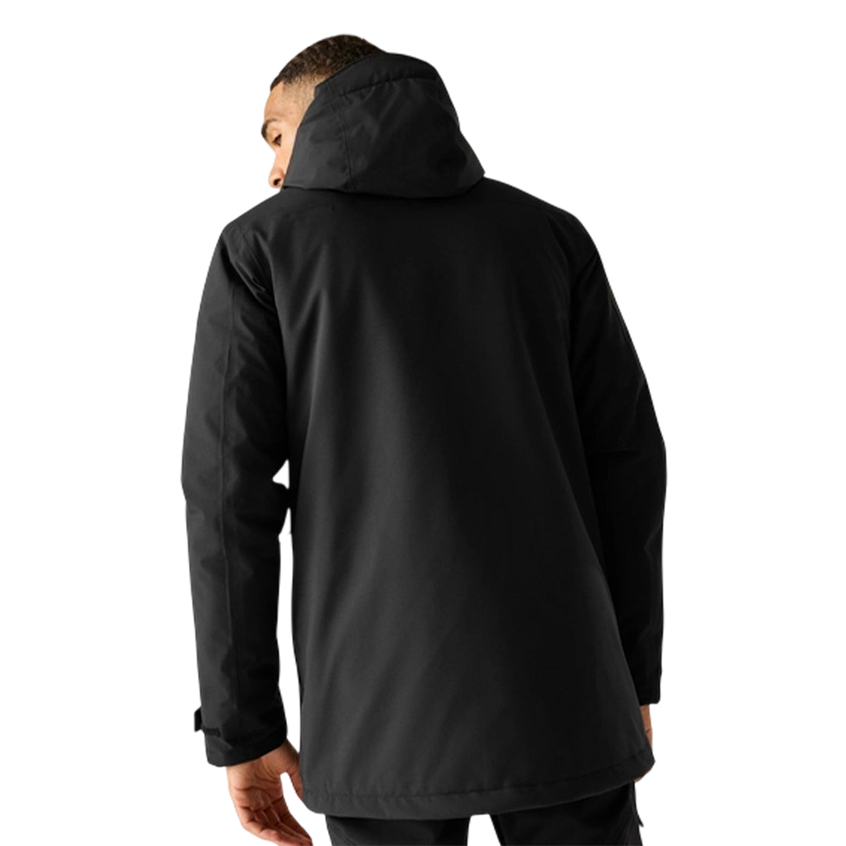 Black-Burnt Henna - Close up - Regatta Mens Hoscar Waterproof Insulated Jacket