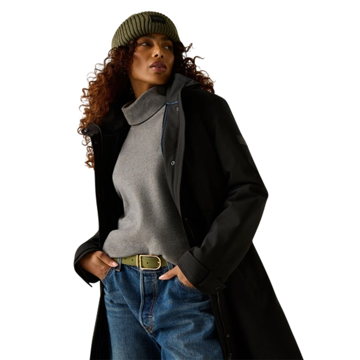 Black - Pack Shot - Regatta Womens-Ladies Yasira Insulated Jacket