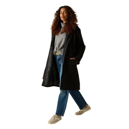 Black - Close up - Regatta Womens-Ladies Yasira Insulated Jacket