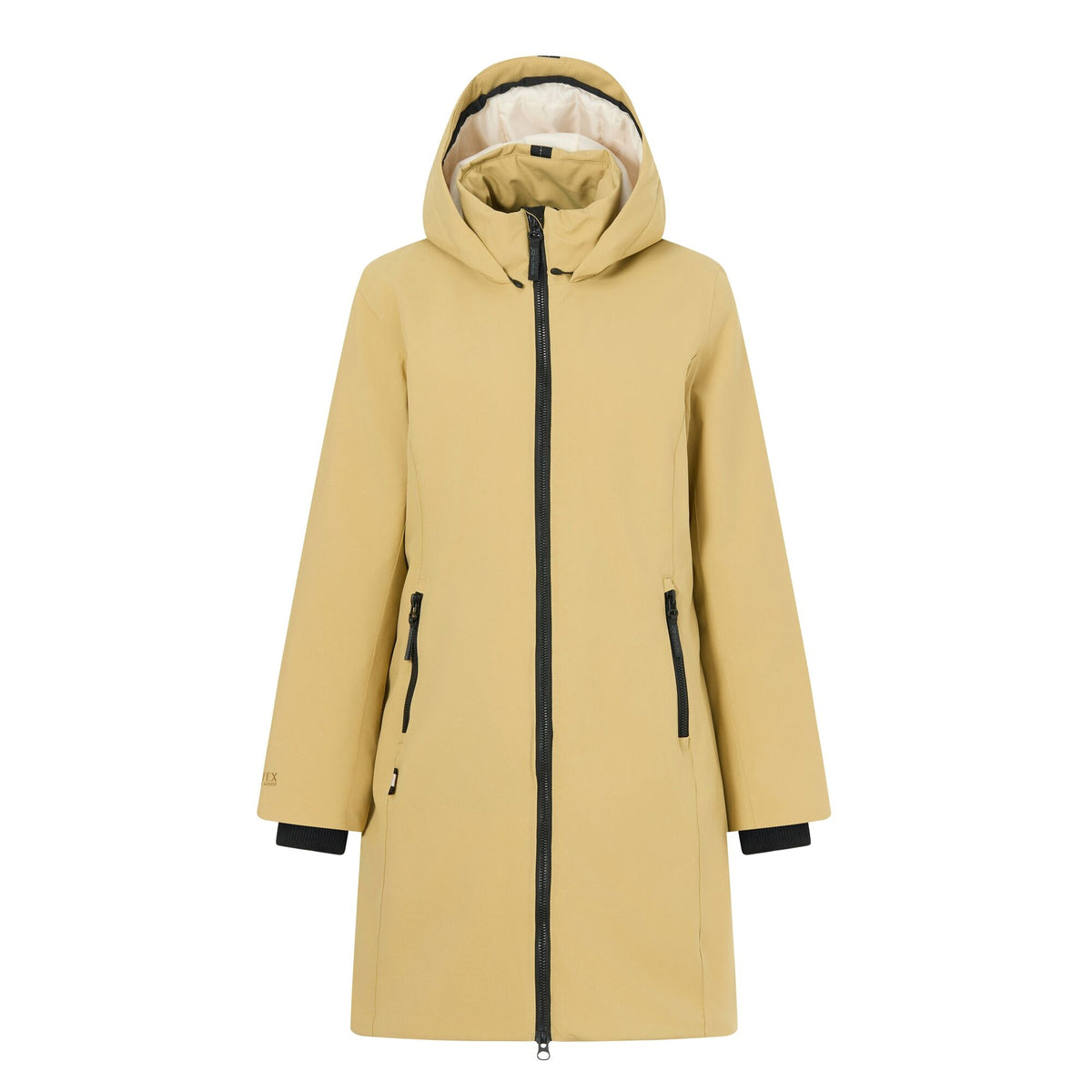 Desert Beige-Light Vanilla - Front - Regatta Womens-Ladies Marron Waterproof Insulated Jacket