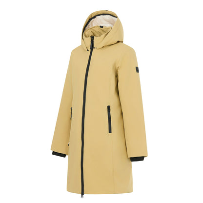 Desert Beige-Light Vanilla - Side - Regatta Womens-Ladies Marron Waterproof Insulated Jacket