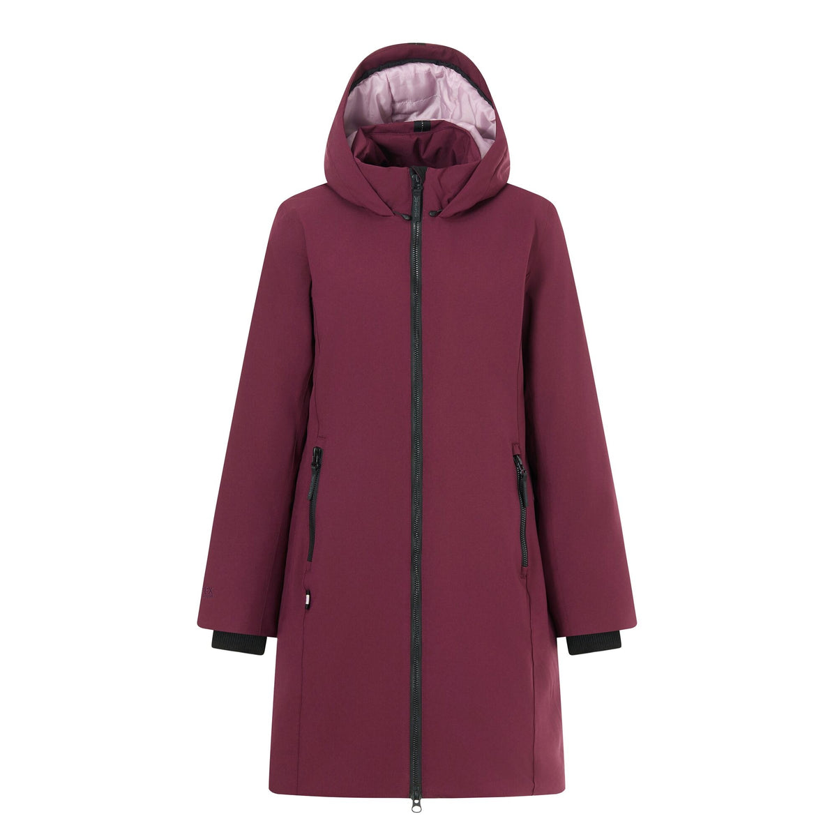 Fig-Powder Lilac - Front - Regatta Womens-Ladies Marron Waterproof Insulated Jacket