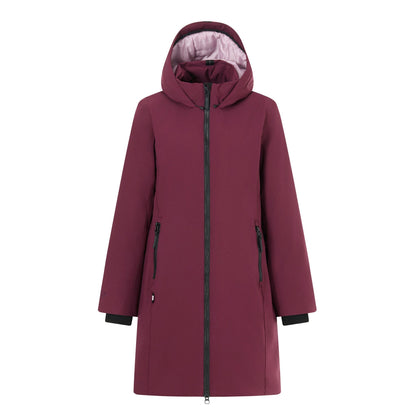 Fig-Powder Lilac - Front - Regatta Womens-Ladies Marron Waterproof Insulated Jacket
