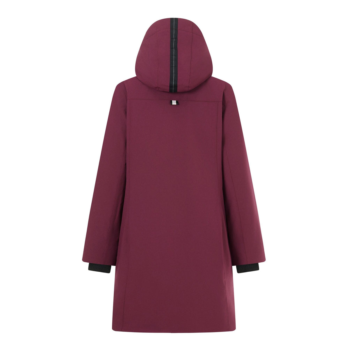 Fig-Powder Lilac - Back - Regatta Womens-Ladies Marron Waterproof Insulated Jacket