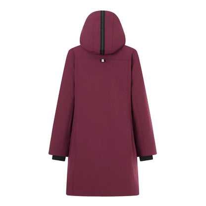 Fig-Powder Lilac - Back - Regatta Womens-Ladies Marron Waterproof Insulated Jacket