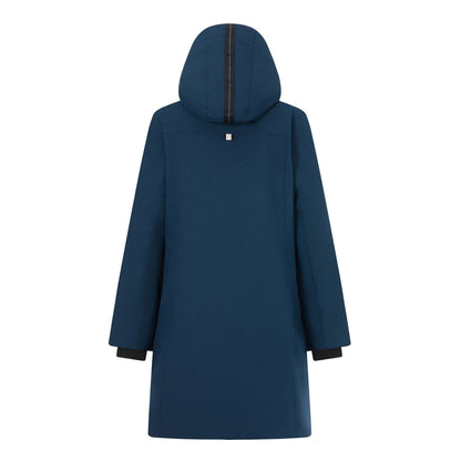 Navy-Skyway - Back - Regatta Womens-Ladies Marron Waterproof Insulated Jacket