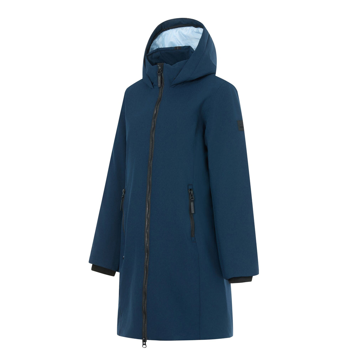 Navy-Skyway - Side - Regatta Womens-Ladies Marron Waterproof Insulated Jacket