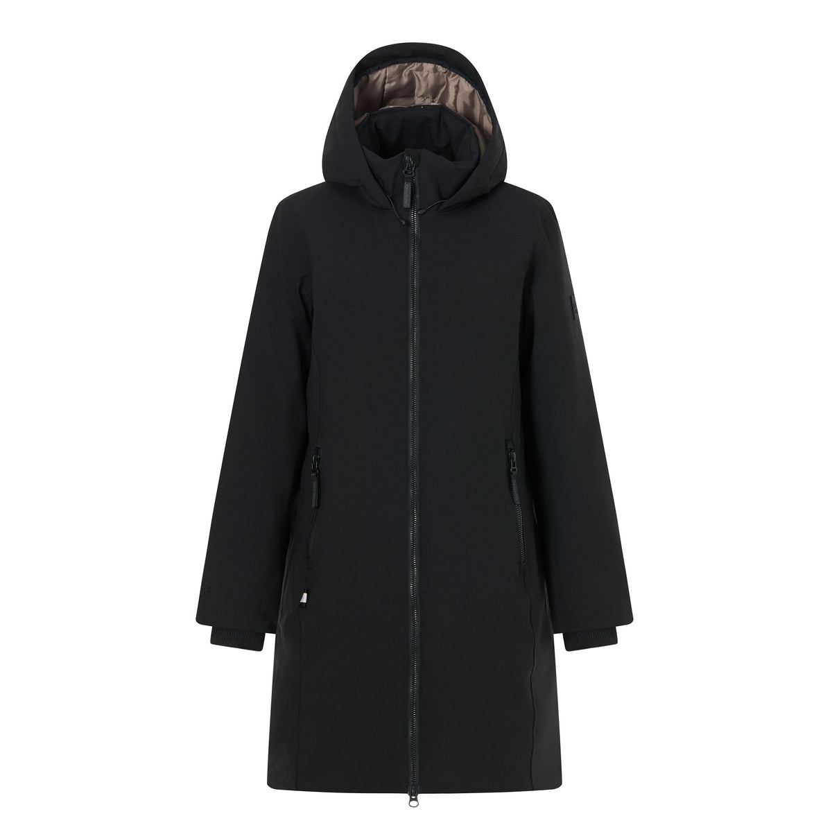 Black-Mocha - Front - Regatta Womens-Ladies Marron Waterproof Insulated Jacket