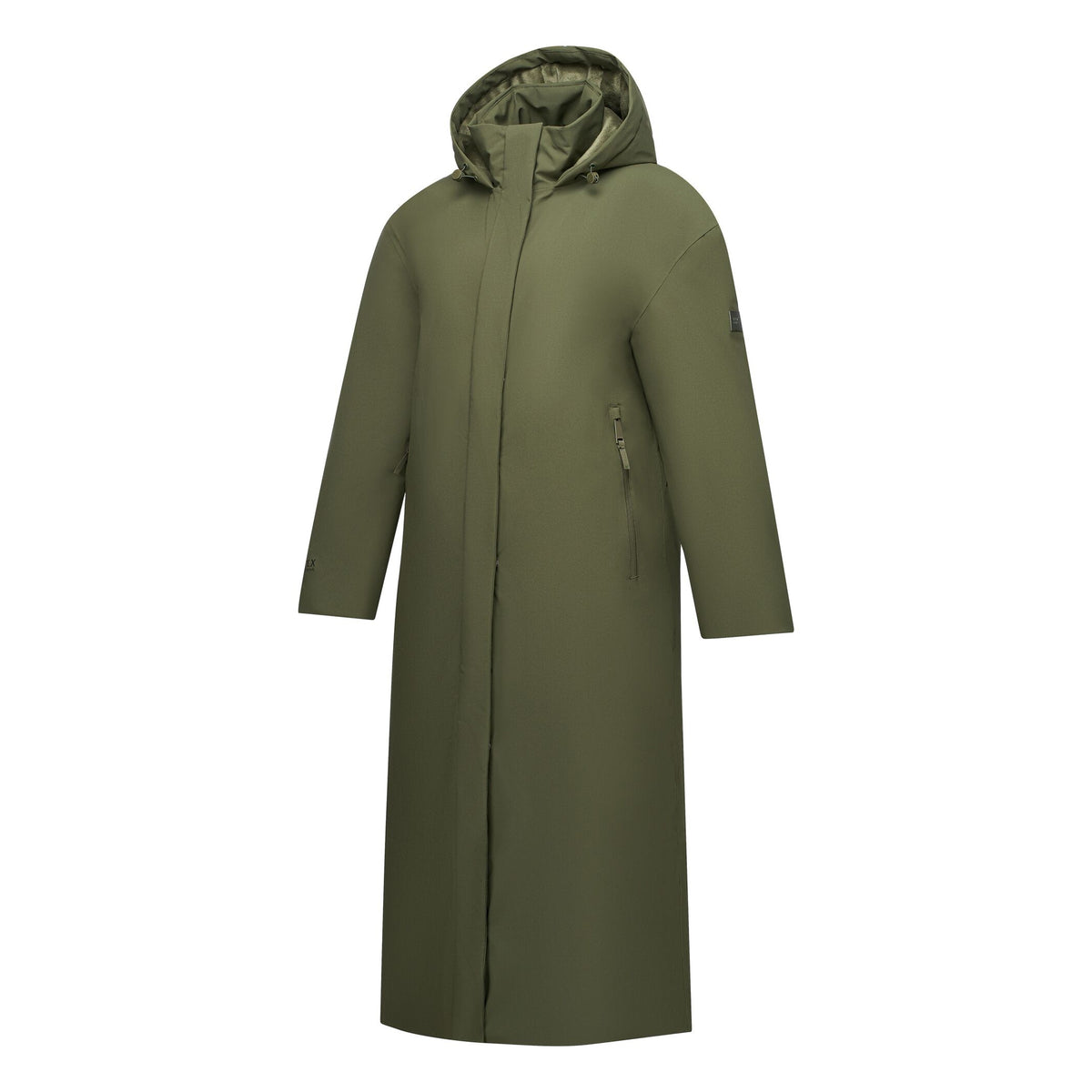 Dark Khaki - Side - Regatta Womens-Ladies Janna Waterproof Long Length Insulated Jacket