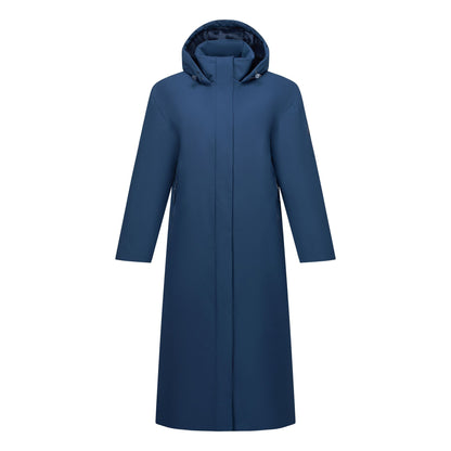 Navy - Front - Regatta Womens-Ladies Janna Waterproof Long Length Insulated Jacket