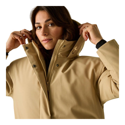 Barleycorn - Pack Shot - Regatta Womens-Ladies Janna Waterproof Long Length Insulated Jacket