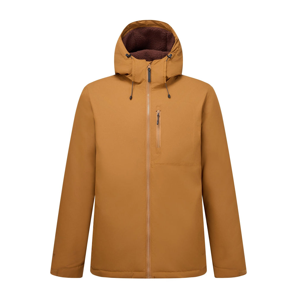 Rich Tan - Front - Regatta Mens Frankie Waterproof Insulated Jacket
