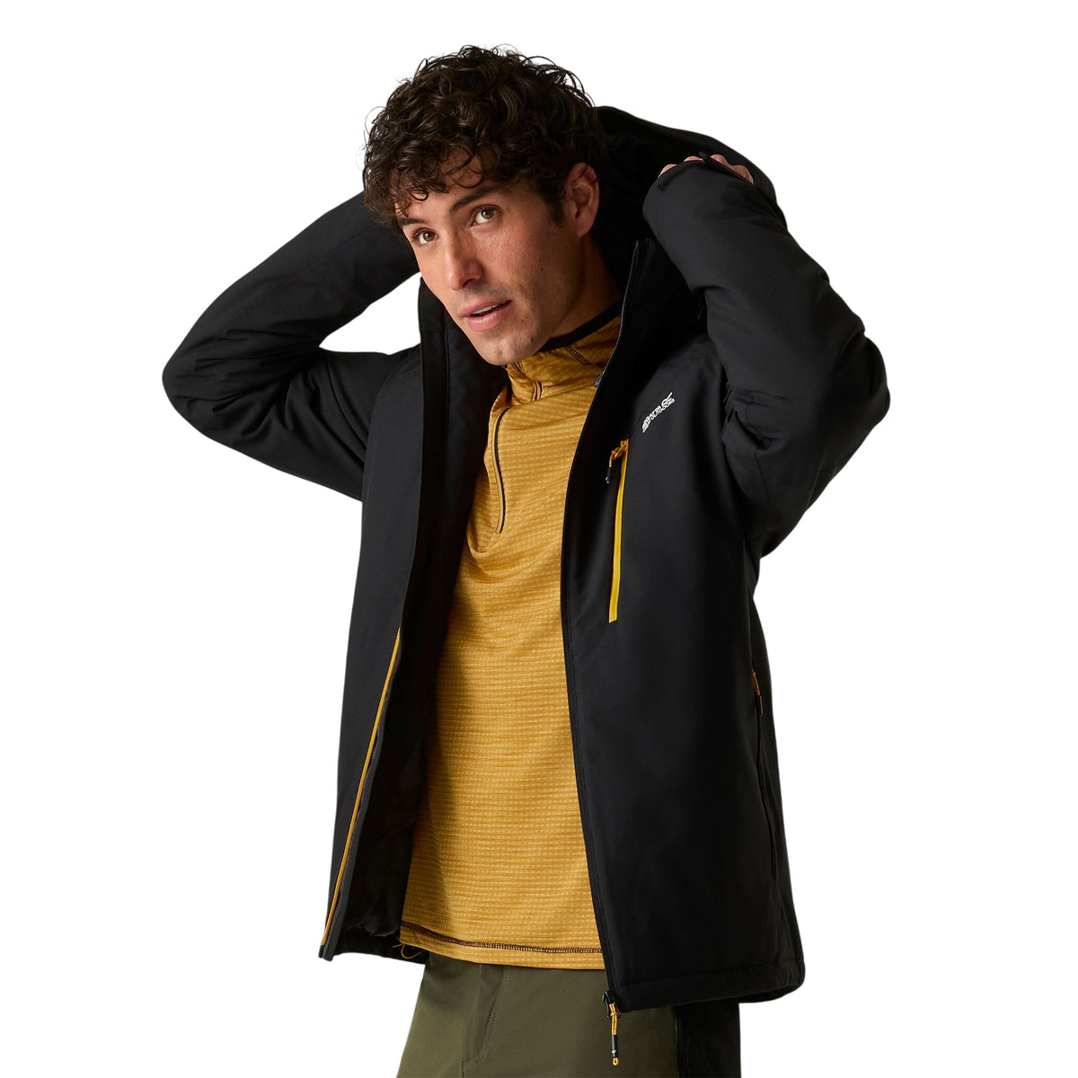 Black-Sunset - Lifestyle - Regatta Mens Highton Two Tone Waterproof Stretch Insulated Jacket